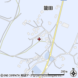 茨城県行方市籠田190周辺の地図