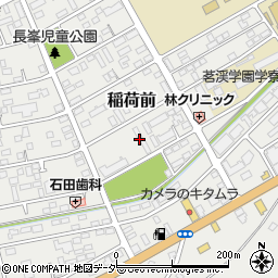 茨城県つくば市稲荷前17周辺の地図