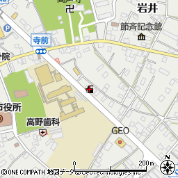 ＥＮＥＯＳ岩井バイパス店周辺の地図