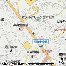 筑波銀行岩井支店 ＡＴＭ周辺の地図