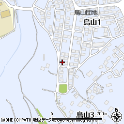 茨城県土浦市烏山1丁目393-114周辺の地図