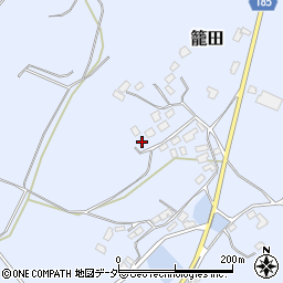 茨城県行方市籠田327周辺の地図