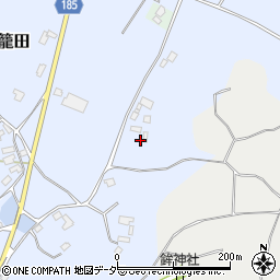 茨城県行方市籠田70周辺の地図