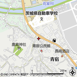 茨城県稲敷郡阿見町青宿488周辺の地図