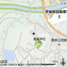 茨城県稲敷郡阿見町青宿865-4周辺の地図