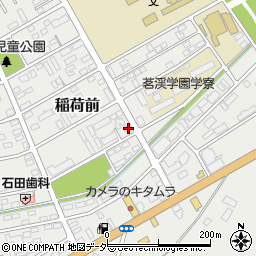 茨城県つくば市稲荷前17-10周辺の地図