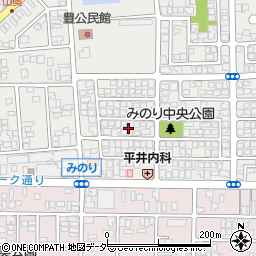 福井県福井市みのり3丁目25周辺の地図