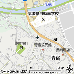 茨城県稲敷郡阿見町青宿611周辺の地図