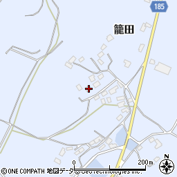 茨城県行方市籠田322周辺の地図