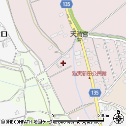 茨城県坂東市猫実新田588周辺の地図