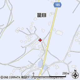茨城県行方市籠田195周辺の地図