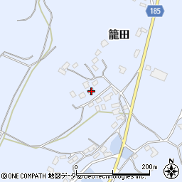 茨城県行方市籠田321周辺の地図