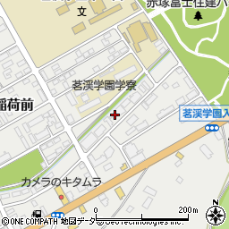 茨城県つくば市稲荷前8周辺の地図