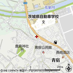 茨城県稲敷郡阿見町青宿490-5周辺の地図