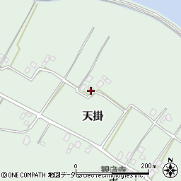茨城県行方市天掛214周辺の地図