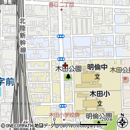 加賀酒店周辺の地図