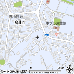 茨城県土浦市烏山3丁目852-2周辺の地図