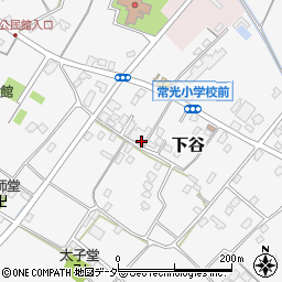 埼玉県鴻巣市下谷周辺の地図