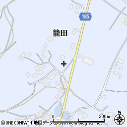 茨城県行方市籠田295周辺の地図