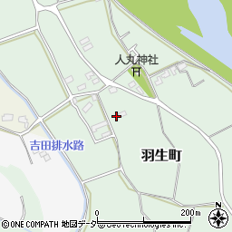 茨城県常総市羽生町358周辺の地図