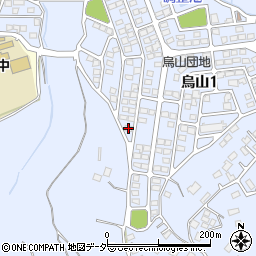 茨城県土浦市烏山1丁目393-154周辺の地図