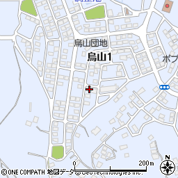 茨城県土浦市烏山1丁目393-243周辺の地図