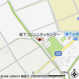久喜市森下コミュニティセンター周辺の地図