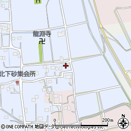 埼玉県比企郡吉見町北下砂236-1周辺の地図