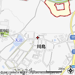 埼玉県比企郡嵐山町川島1885-6周辺の地図