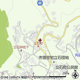 山ノ手温泉周辺の地図