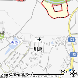 埼玉県比企郡嵐山町川島1885-8周辺の地図