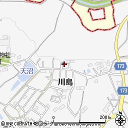 埼玉県比企郡嵐山町川島1885-10周辺の地図