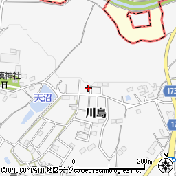 埼玉県比企郡嵐山町川島1885-3周辺の地図