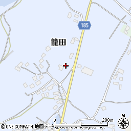 茨城県行方市籠田294周辺の地図