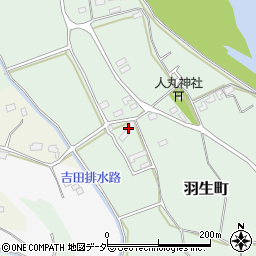 茨城県常総市羽生町361周辺の地図