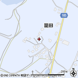 茨城県行方市籠田302周辺の地図
