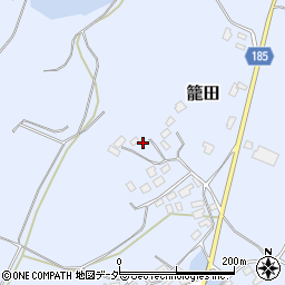 茨城県行方市籠田316周辺の地図