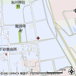 埼玉県吉見町（比企郡）北下砂周辺の地図