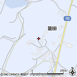 茨城県行方市籠田303周辺の地図