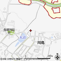 埼玉県比企郡嵐山町川島1891-4周辺の地図