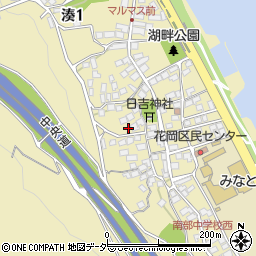山岡アパート周辺の地図