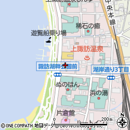 ローソン諏訪湖岸通り店周辺の地図