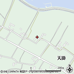 茨城県行方市天掛220周辺の地図