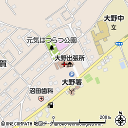 鹿嶋市立大野まちづくりセンター周辺の地図