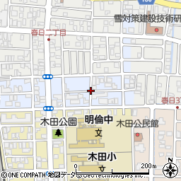 福井県福井市春日町周辺の地図