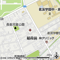 茨城県つくば市稲荷前19-9周辺の地図