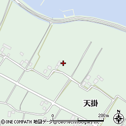 茨城県行方市天掛218周辺の地図