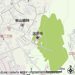温泉寺周辺の地図