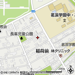 茨城県つくば市稲荷前19-5周辺の地図