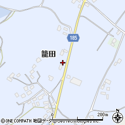 茨城県行方市籠田292周辺の地図